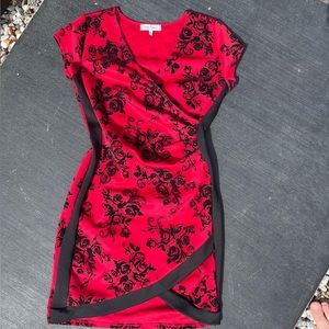 Red rose dress